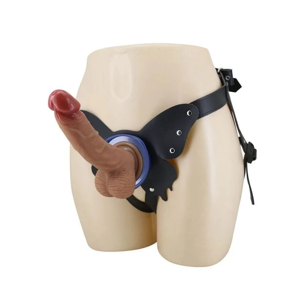 Pretty Love Strap-on-Set mit Saugdildo Silikon Flesh