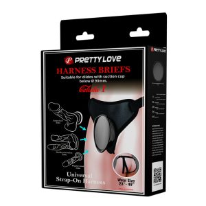 Pretty Love Universal Strap-On Harness mit verstellbarem Gurtsystem Schwarz Pretty Love Universal Strap-On Harness mit verstellbarem Gurtsystem Schwarz – Bild 6