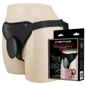 Pretty Love Universal Strap-On Harness mit verstellbarem Gurtsystem Schwarz Pretty Love Universal Strap-On Harness mit verstellbarem Gurtsystem Schwarz – Bild 1