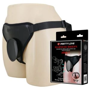 Pretty Love Universal Strap-On Harness mit verstellbarem Gurtsystem Schwarz