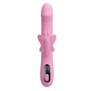 Pretty Love Bella Rabbit Vibrator mit Schmetterlingsstimulation und LED-Display Pink Pretty Love Bella Rabbit Vibrator mit Schmetterlingsstimulation und LED-Display Pink – Bild 2