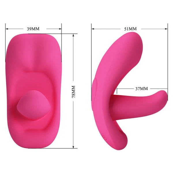 Pretty Love Hazelynn Massagegerät mit 12 Funktionen und App-Steuerung, Pink