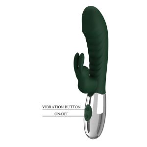 Pretty Love Naughty Bunny Rabbit-Vibrator mit 30 Funktionen, USB-aufladbar, grün Pretty Love Naughty Bunny Rabbit-Vibrator mit 30 Funktionen, USB-aufladbar, grün – Bild 4