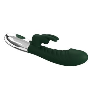 Pretty Love Naughty Bunny Rabbit-Vibrator mit 30 Funktionen, USB-aufladbar, grün Pretty Love Naughty Bunny Rabbit-Vibrator mit 30 Funktionen, USB-aufladbar, grün – Bild 7