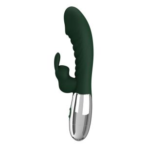 Pretty Love Naughty Bunny Rabbit-Vibrator mit 30 Funktionen, USB-aufladbar, grün Pretty Love Naughty Bunny Rabbit-Vibrator mit 30 Funktionen, USB-aufladbar, grün – Bild 2