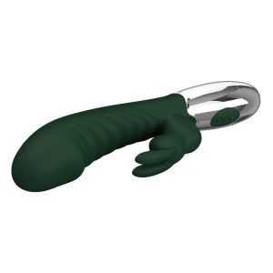 Pretty Love Naughty Bunny Rabbit-Vibrator mit 30 Funktionen, USB-aufladbar, grün Pretty Love Naughty Bunny Rabbit-Vibrator mit 30 Funktionen, USB-aufladbar, grün – Bild 8