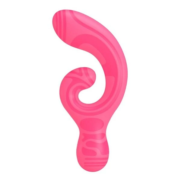 Pretty Love Verity Doppelseitiger Massagevibrator mit USB-Ladung, Silikon, Rosa