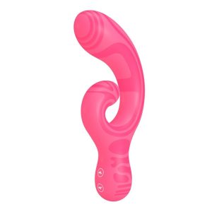 Pretty Love Verity Doppelseitiger Massagevibrator mit USB-Ladung, Silikon, Rosa Pretty Love Verity Doppelseitiger Massagevibrator mit USB-Ladung, Silikon, Rosa – Bild 3