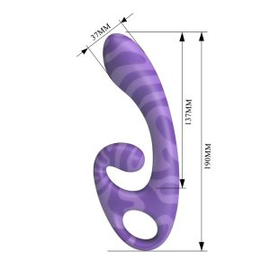 Pretty Love Summer Doppelvibrator mit Griff 19 cm Silikon lila Pretty Love Summer Doppelvibrator mit Griff 19 cm Silikon lila – Bild 8