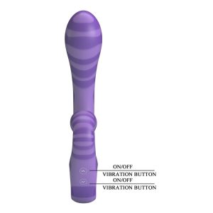 Pretty Love Summer Doppelvibrator mit Griff 19 cm Silikon lila Pretty Love Summer Doppelvibrator mit Griff 19 cm Silikon lila – Bild 4