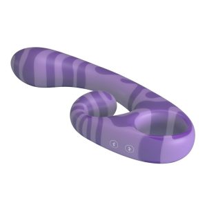 Pretty Love Summer Doppelvibrator mit Griff 19 cm Silikon lila Pretty Love Summer Doppelvibrator mit Griff 19 cm Silikon lila – Bild 5
