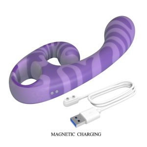 Pretty Love Summer Doppelvibrator mit Griff 19 cm Silikon lila Pretty Love Summer Doppelvibrator mit Griff 19 cm Silikon lila – Bild 9