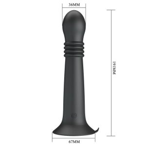Pretty Love Stella rotierender und stoßender Massagevibrator schwarz Pretty Love Stella rotierender und stoßender Massagevibrator schwarz – Bild 5