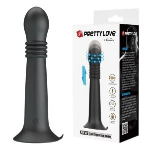 Pretty Love Stella rotierender und stoßender Massagevibrator schwarz
