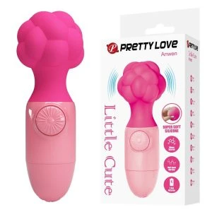 Pretty Love Anwen Mini-Massager mit kugelförmigem Kopf pink
