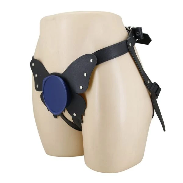 Pretty Love Strap-on Harness Briefs mit O-Ring Schwarz und Blau