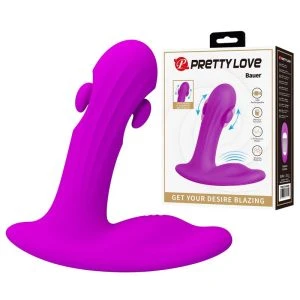 Pretty Love Bauer Prostata-Massager mit 12 Vibrationsmodi, Lila