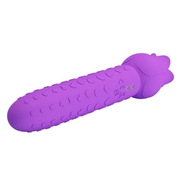 Pretty Love Dannell wiederaufladbarer Oralstimulator und Auflegevibrator lila
