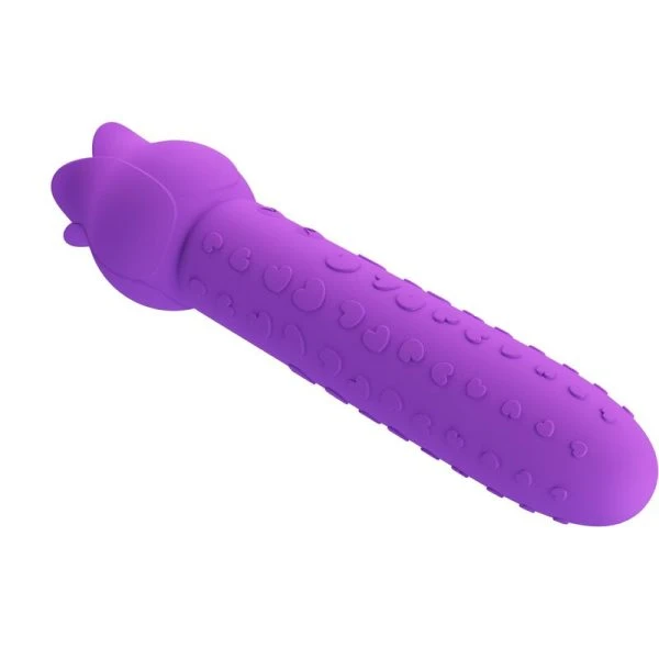 Pretty Love Dannell wiederaufladbarer Oralstimulator und Auflegevibrator lila