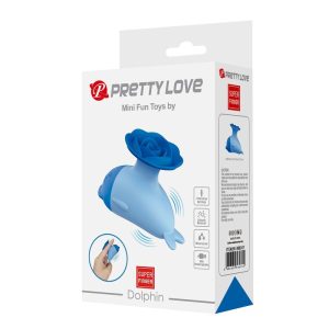 Pretty Love Dolphin Mini USB Vibrator made of silicone, blue Pretty Love Dolphin Mini USB Vibrator made of silicone, blue - Image 3