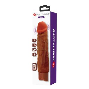 Pretty Love Duke Realistischer Vibrator 23,5 cm braun Pretty Love Duke Realistischer Vibrator 23,5 cm braun – Bild 3