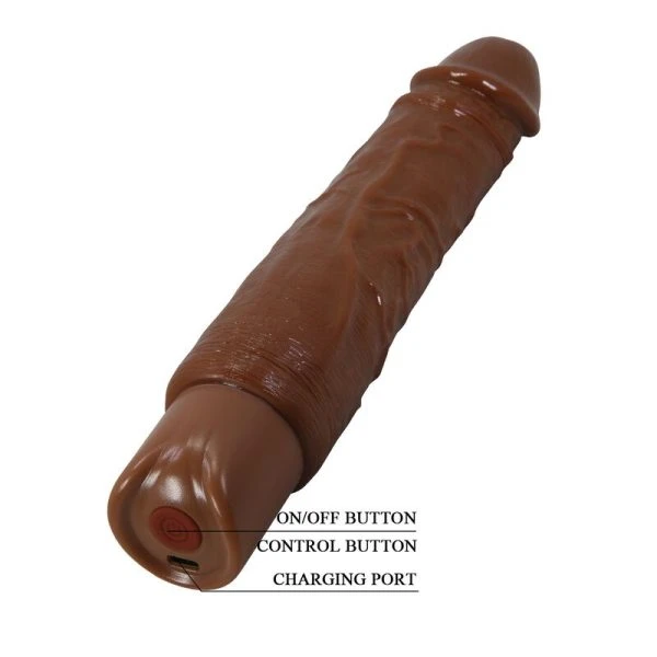 Pretty Love Duke Realistischer Vibrator 23,5 cm braun