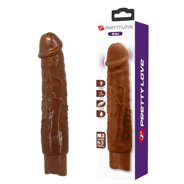 Pretty Love Duke Realistischer Vibrator 23,5 cm braun