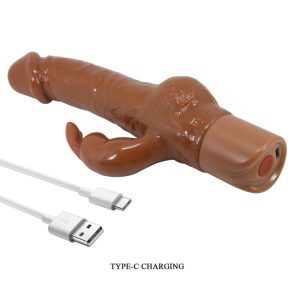 Pretty Love Ellison Realistischer Hasenvibrator 22,6 cm braun Pretty Love Ellison Realistischer Hasenvibrator 22,6 cm braun – Bild 7