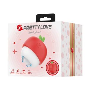 Pretty Love Auflegevibrator mit Zungeneffekt und 12 Modi rot Pretty Love Auflegevibrator mit Zungeneffekt und 12 Modi rot – Bild 2