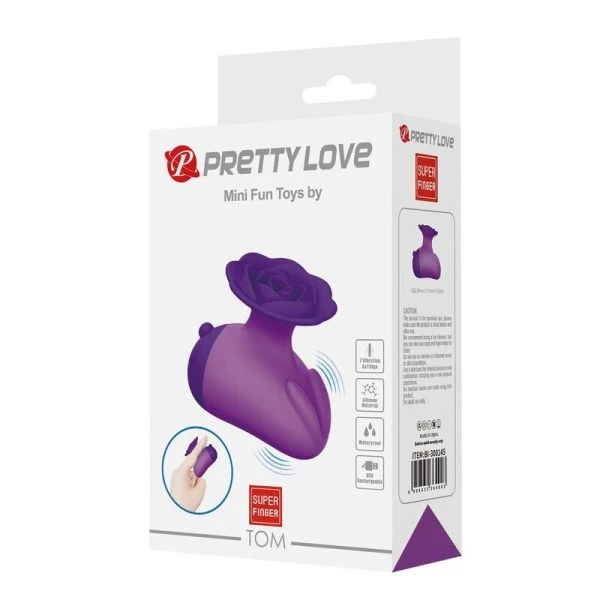 Pretty Love Wiederaufladbarer Klitorisstimulator mit 7 Modi, lila
