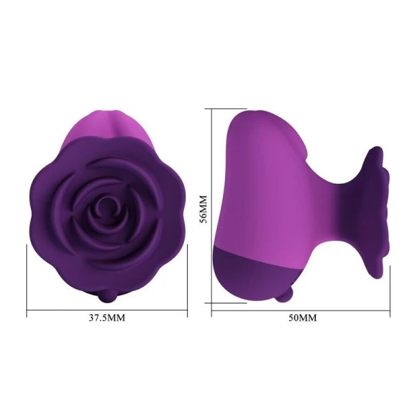 Pretty Love Wiederaufladbarer Klitorisstimulator mit 7 Modi, lila