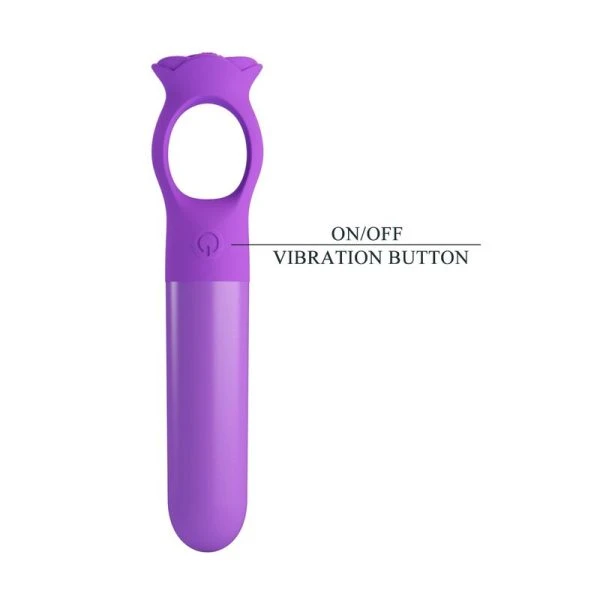 Pretty Love Giana wiederaufladbarer Mini-Vibrator aus Silikon lila