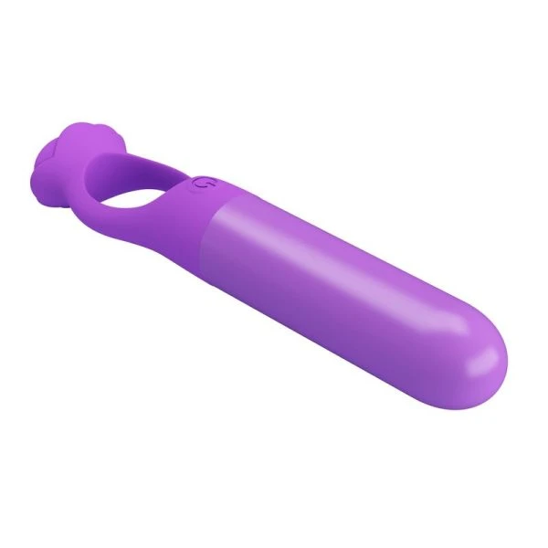 Pretty Love Giana wiederaufladbarer Mini-Vibrator aus Silikon lila