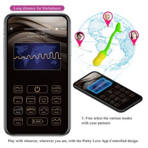 Pretty Love App-gesteuertes Vibrationsei mit 12 Funktionen, grün-gelb Pretty Love App-gesteuertes Vibrationsei mit 12 Funktionen, grün-gelb – Bild 18