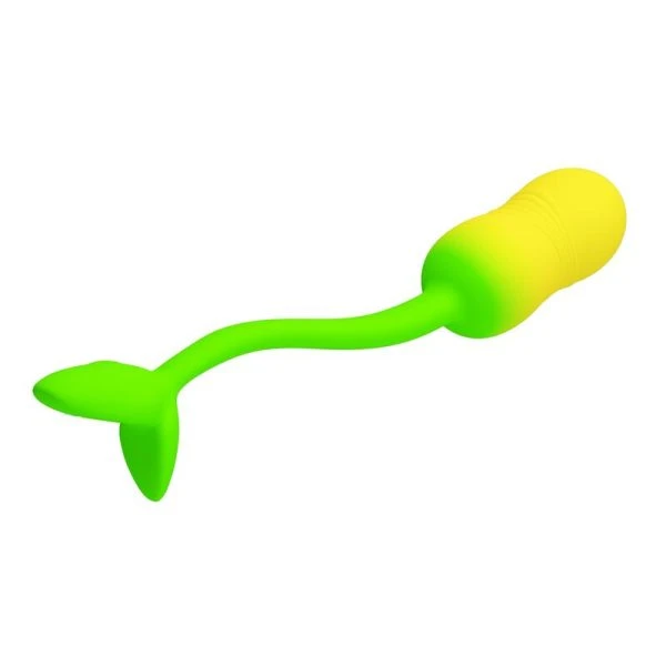 Pretty Love App-gesteuertes Vibrationsei mit 12 Funktionen, grün-gelb Pretty Love App-gesteuertes Vibrationsei mit 12 Funktionen, grün-gelb