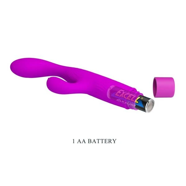 Pretty Love Jene Dual Stimulation Vibrator für G-Punkt und Klitoris, lila