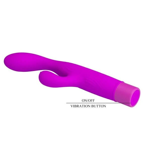 Pretty Love Jene Dual Stimulation Vibrator für G-Punkt und Klitoris, lila