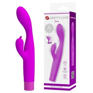Pretty Love Jene Dual Stimulation Vibrator für G-Punkt und Klitoris, lila