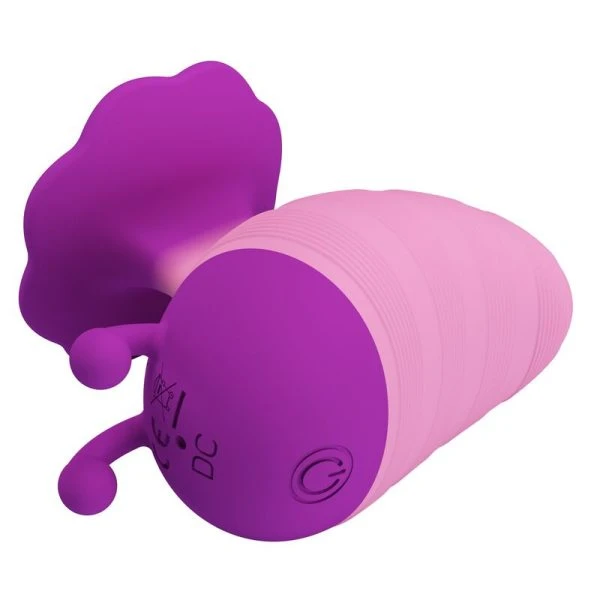 Pretty Love Little Bee Auflegevibrator mit 7 Modi, lila-rosa
