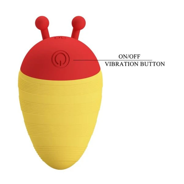 Pretty Love Bumble Bee Mini Finger Vibrator made of silicone, 7 modes