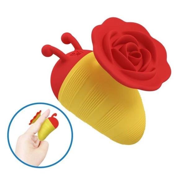 Pretty Love Bumble Bee Mini Finger Vibrator made of silicone, 7 modes