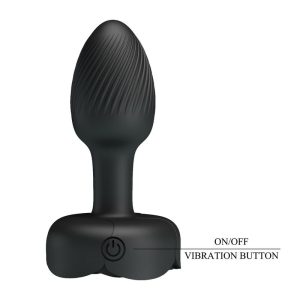 Pretty Love Vibrations-Analplug mit 10 Modi, wiederaufladbar, Schwarz Pretty Love Vibrations-Analplug mit 10 Modi, wiederaufladbar, Schwarz – Bild 4