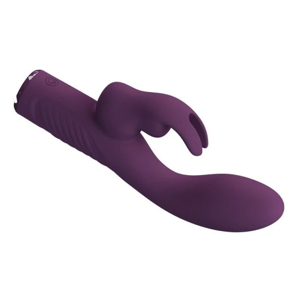 Pretty Love Olivia wiederaufladbarer Hasenvibrator mit 10 Funktionen, lila