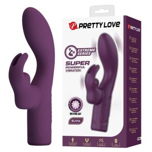 Pretty Love Olivia wiederaufladbarer Hasenvibrator mit 10 Funktionen, lila Pretty Love Olivia wiederaufladbarer Hasenvibrator mit 10 Funktionen, lila – Bild 1