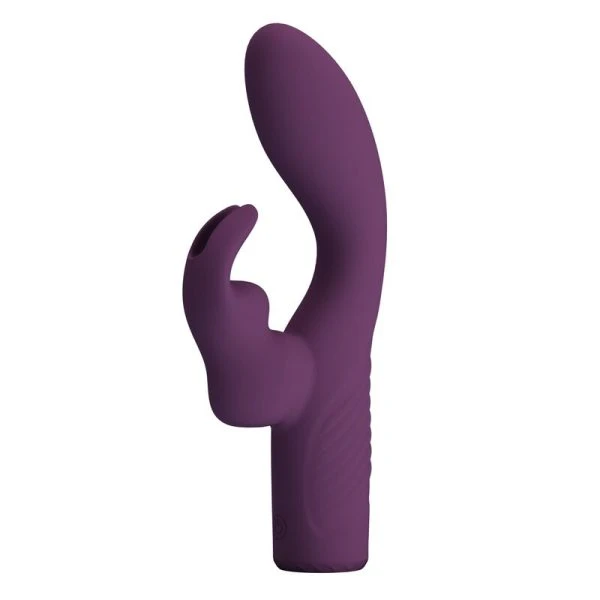 Pretty Love Olivia wiederaufladbarer Hasenvibrator mit 10 Funktionen, lila