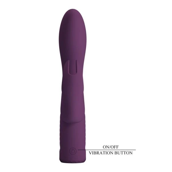 Pretty Love Olivia wiederaufladbarer Hasenvibrator mit 10 Funktionen, lila