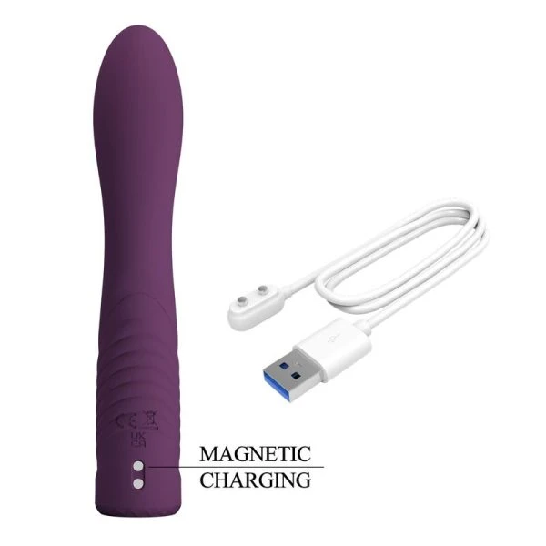 Pretty Love Olivia wiederaufladbarer Hasenvibrator mit 10 Funktionen, lila