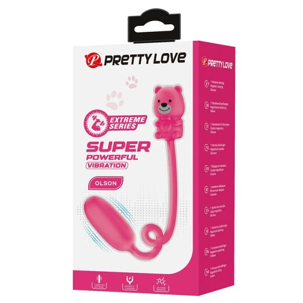 Pretty Love Bullet-Vibrator mit Kabelfernbedienung und 7 Modi Pink