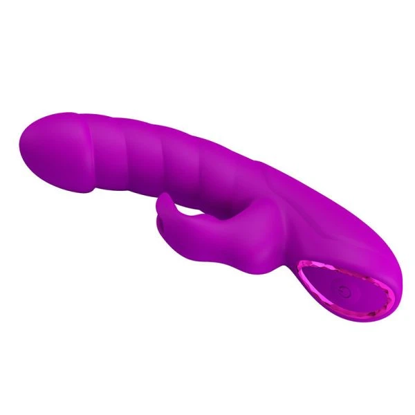 Pretty Love Monica Dual Stimulation Vibrator for G-Spot and Clitoris, Purple