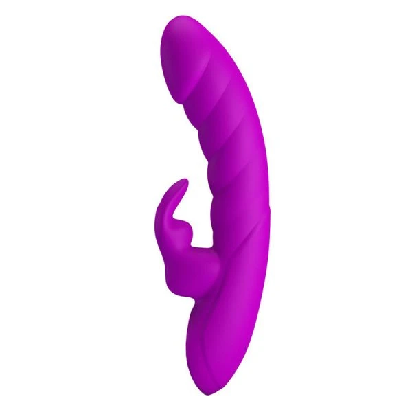 Pretty Love Monica Dual Stimulation Vibrator for G-Spot and Clitoris, Purple